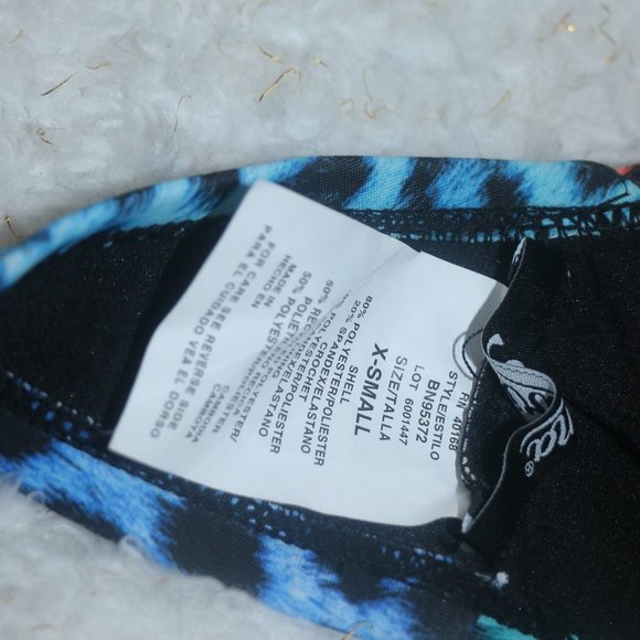 Sirena Rainbow Cheetah Mesh Halter Bikini Top - Picture 6 of 6